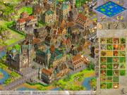 Pixelpracht: So sieht eine Anno-Gro&szlig;stadt aus. Rechts das neue Hauptmenü mit Windows-typischen Registern für alle Gebäude-Typen (Landwirtschaft, Seefahrt etc.).
